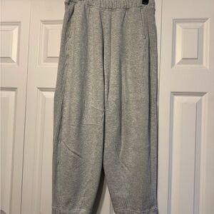 Aerie Heather Gray Cropped Pants